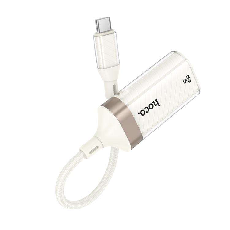 Hoco UA41B USB-C to RJ45 Ethernet adapter with 100Mbps support
