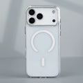 Clear iPhone case with camera protection frame
