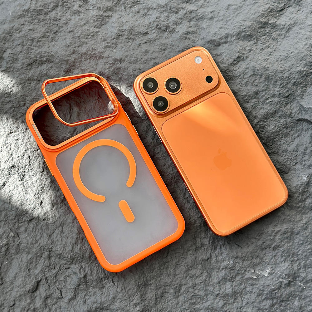 Matte MagSafe case with frosted back and camera guard for iPhone
