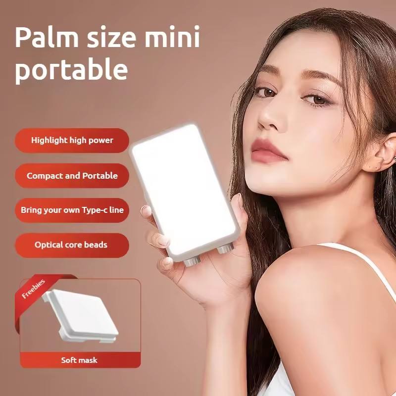 YM-40SE LED video light – 3000K to 7000K bi-color fill light, 387g portable