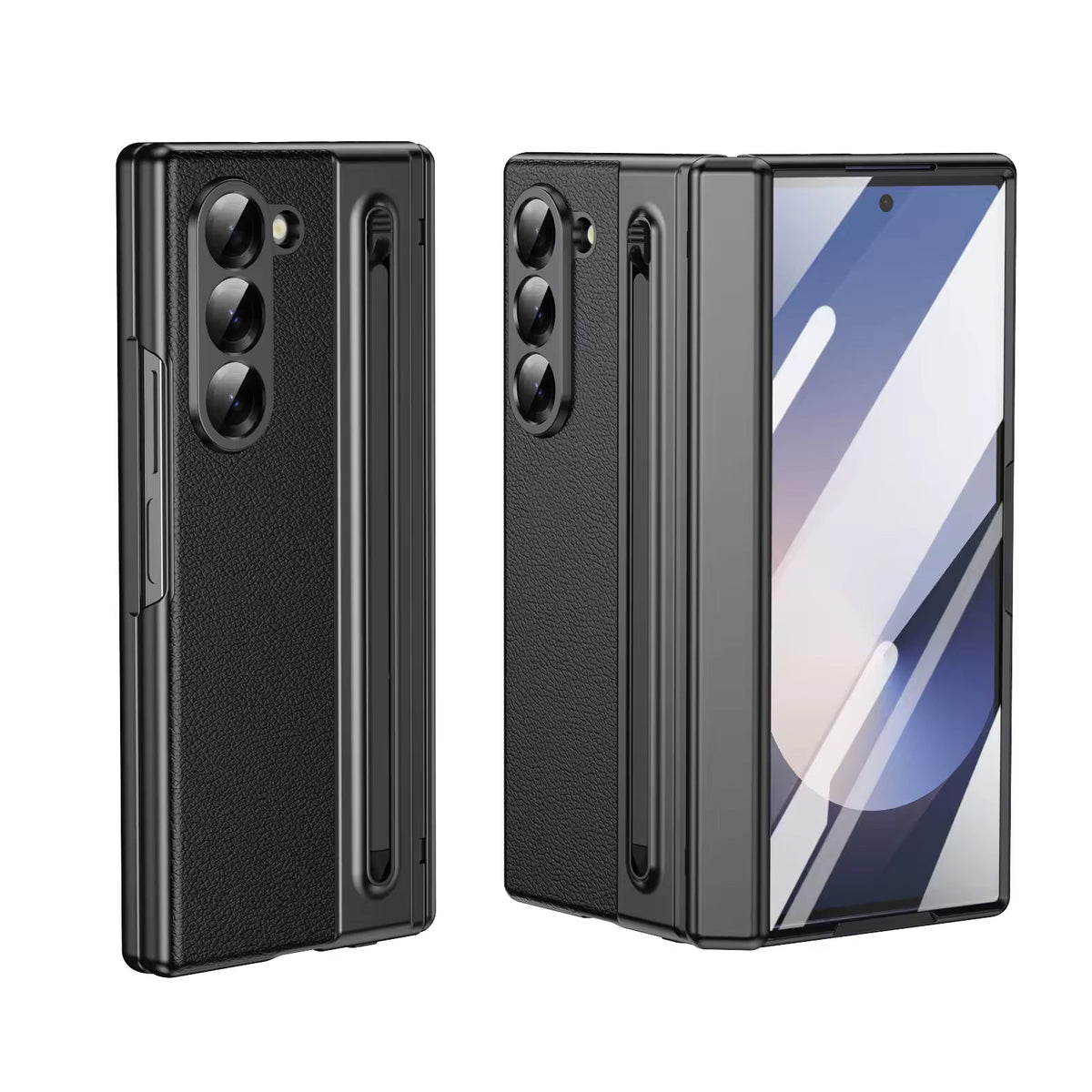 Electroplated PU Leather Case for Samsung Galaxy Z Fold 8 – full colour range