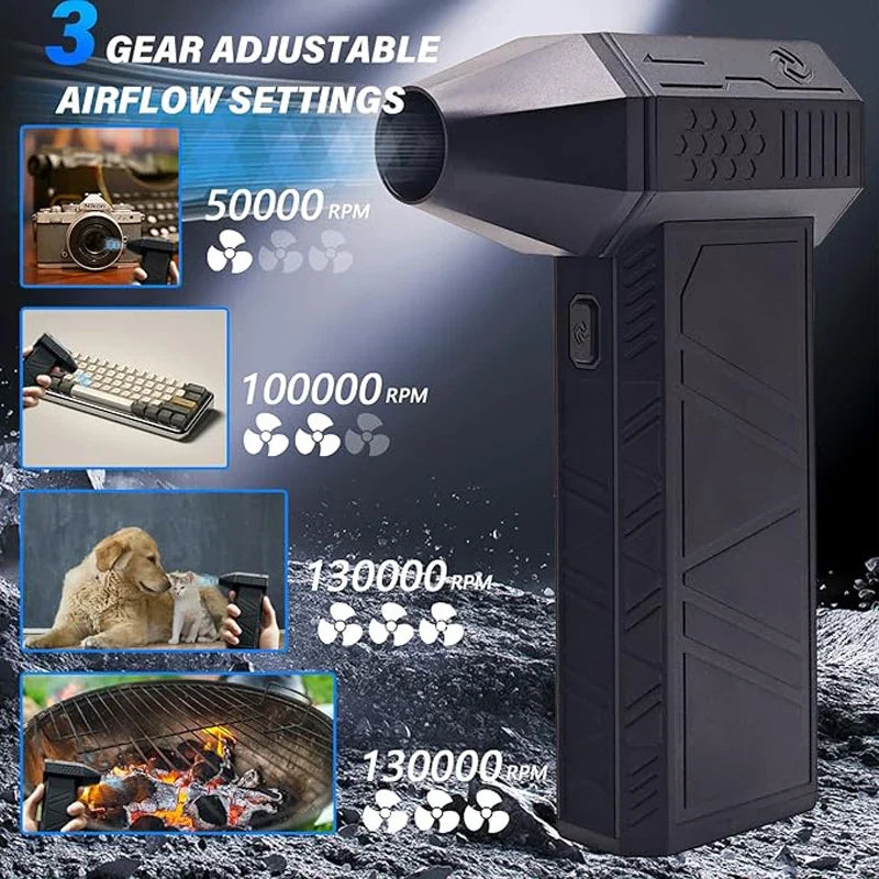 High-Speed Mini Jet Fan – Turbo Blower for Cleaning & Drying 130000 RPM