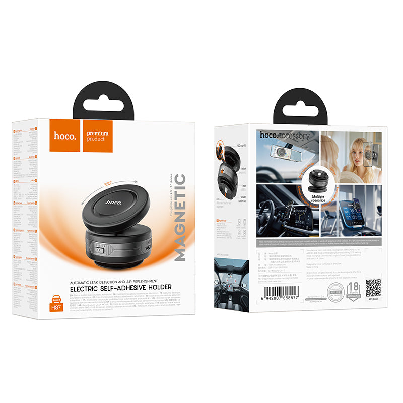 Adjustable magnetic phone stand for vehicles
