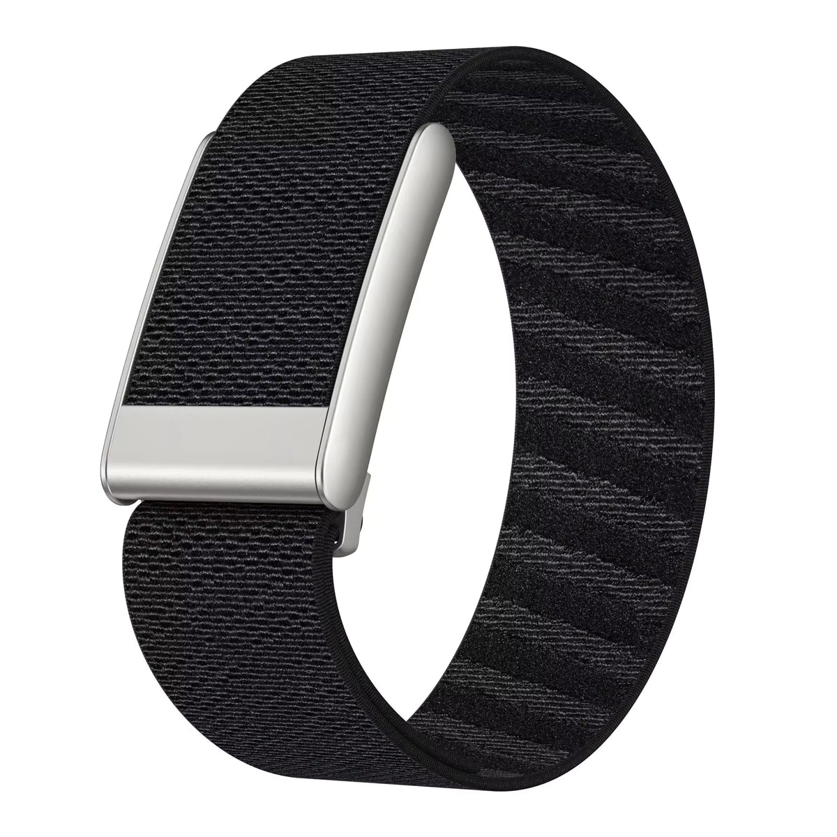 Whoop 5.0 Woven Band Silver Case – Band and Case Together