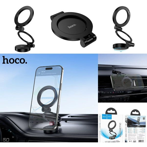 Hoco H98 car mount with strong magnetic grip and 360 rotation