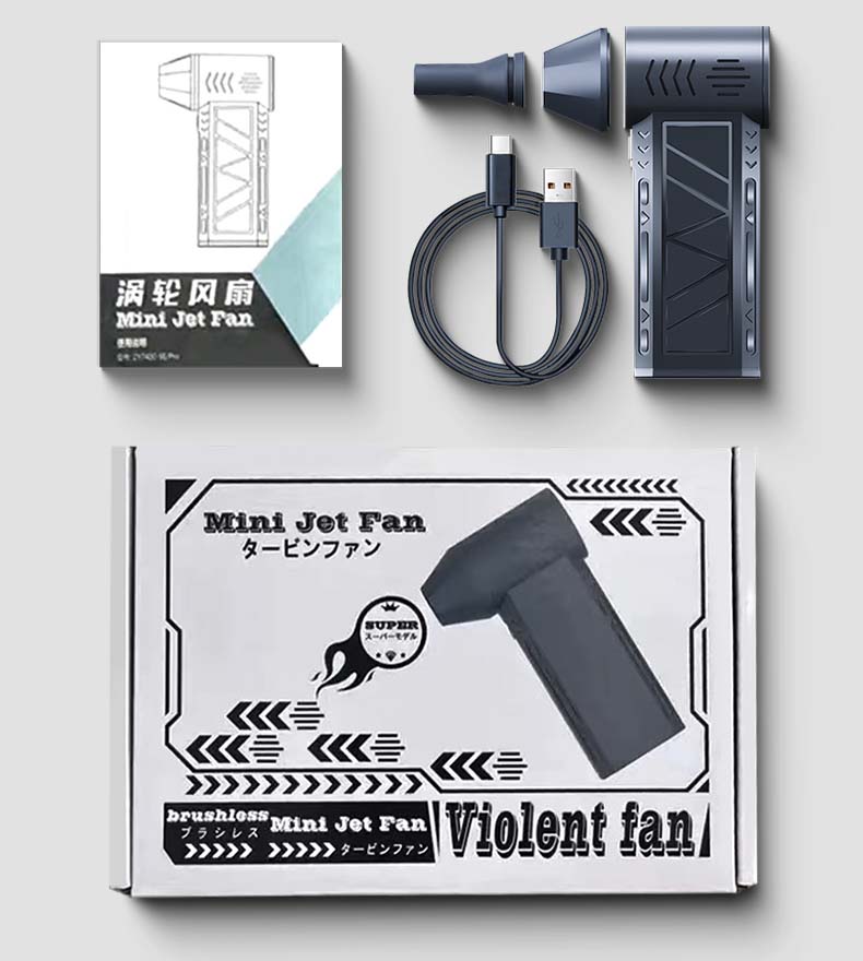 High speed mini jet fan handheld use
