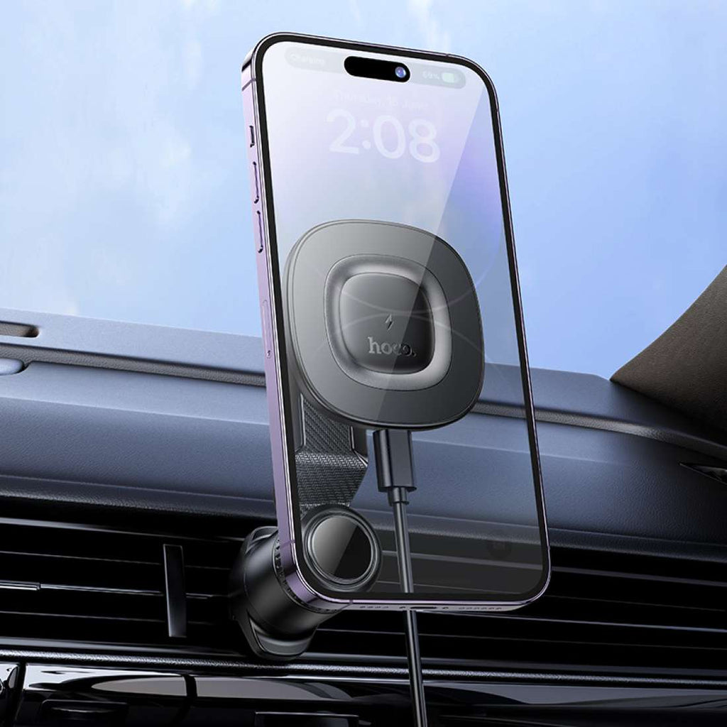 HOCO HW30 Crown car mount Qi wireless charging iPhone