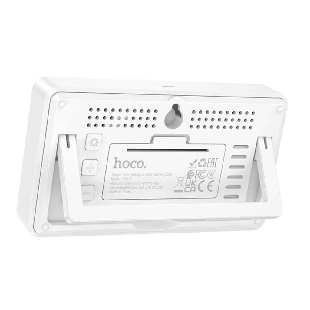 Compact desk hygrometer with digital display
