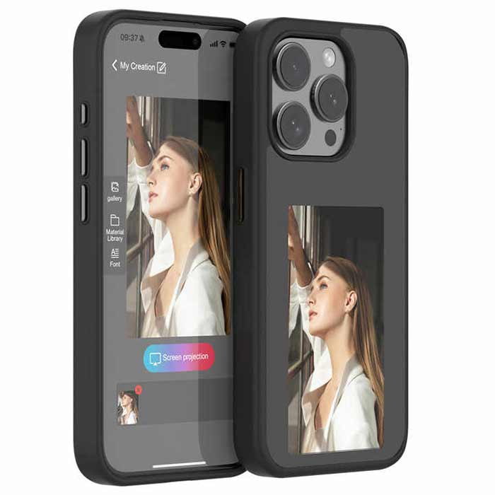 DIY smart screen iPhone case