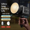 YM-S100 Rechargeable COB Video Fill Light – Bi-Colour CRI 95+