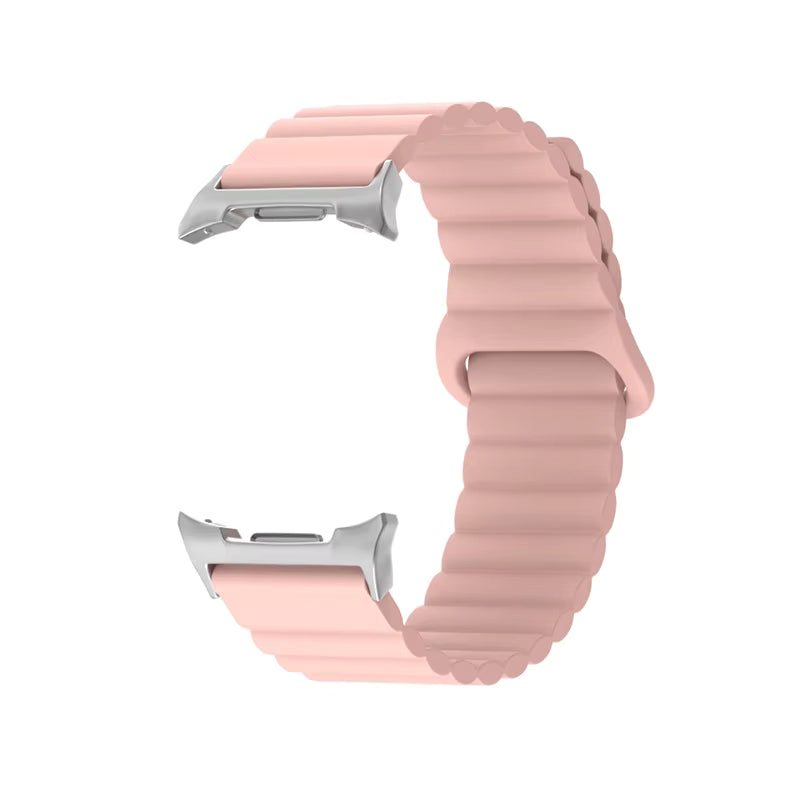 Samsung Watch 8 magnetic silicone band front view