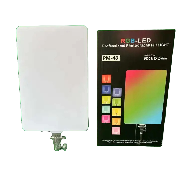 PM-48 RGB LED photography fill light – 36W full colour panel