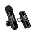HOCO L20 USB-C lavalier microphone front view compact