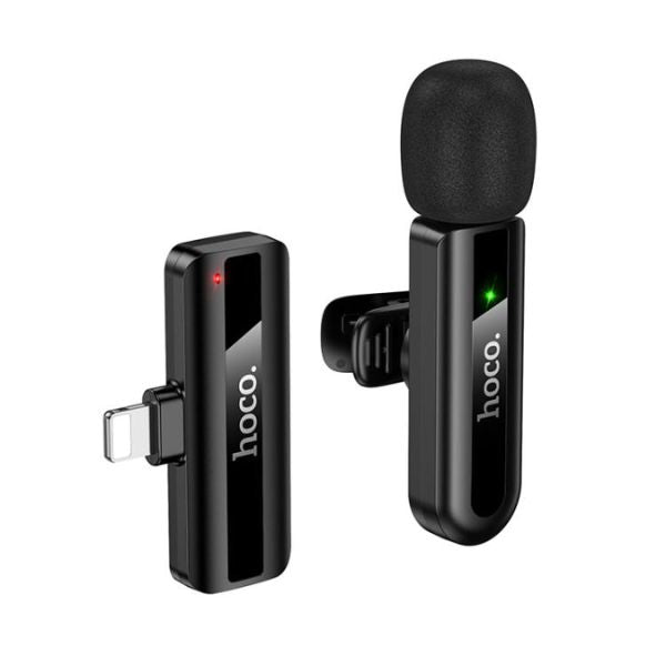 HOCO L20 Lightning lavalier microphone front view
