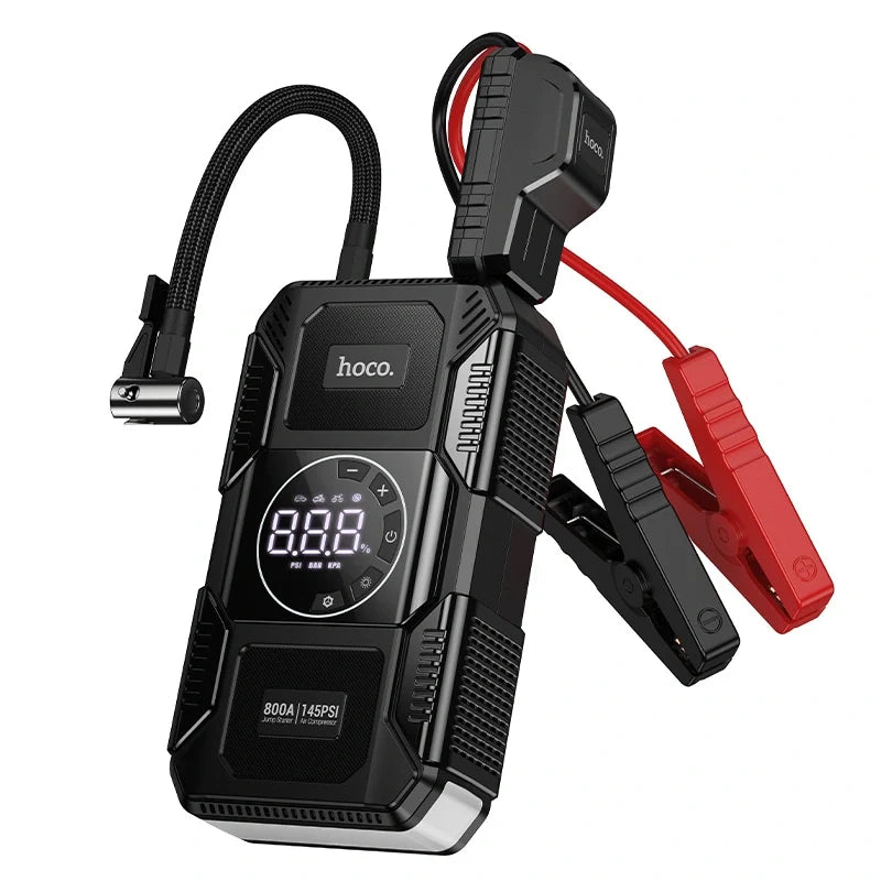 Intelligent Air Pump & Emergency Car Jump Starter 8000mAh HOCO QS6