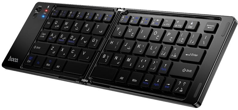 HOCO DL81 Arabic keyboard open flat layout view