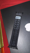 Nike Apple Watch band on watch front view