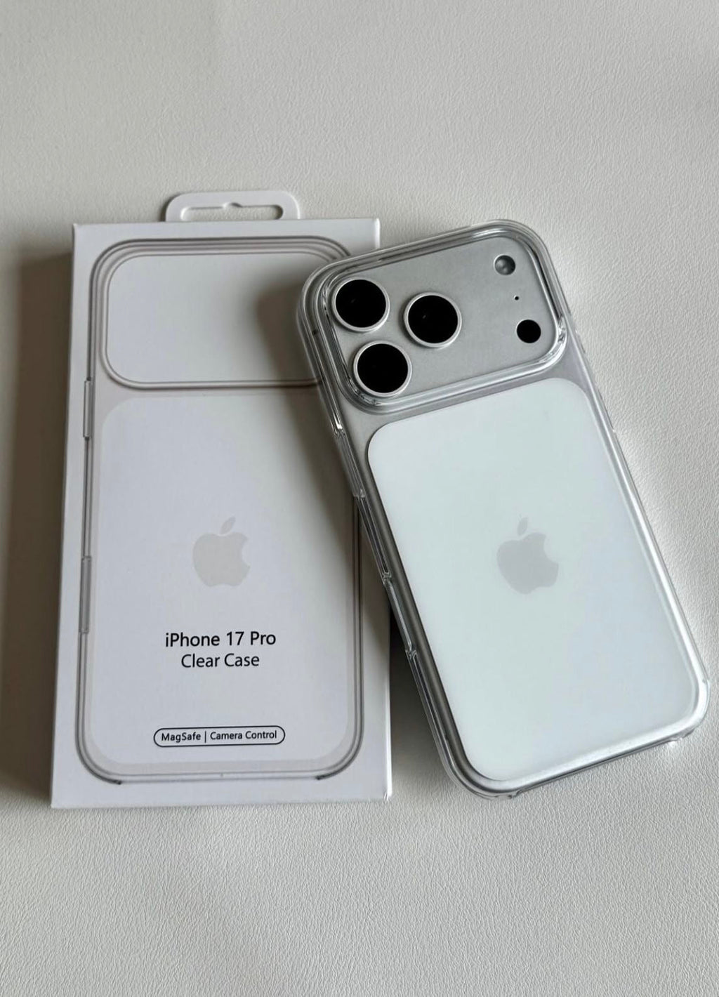 iPhone 17 Pro MagSafe Clear Case – Camera Cutout Detail