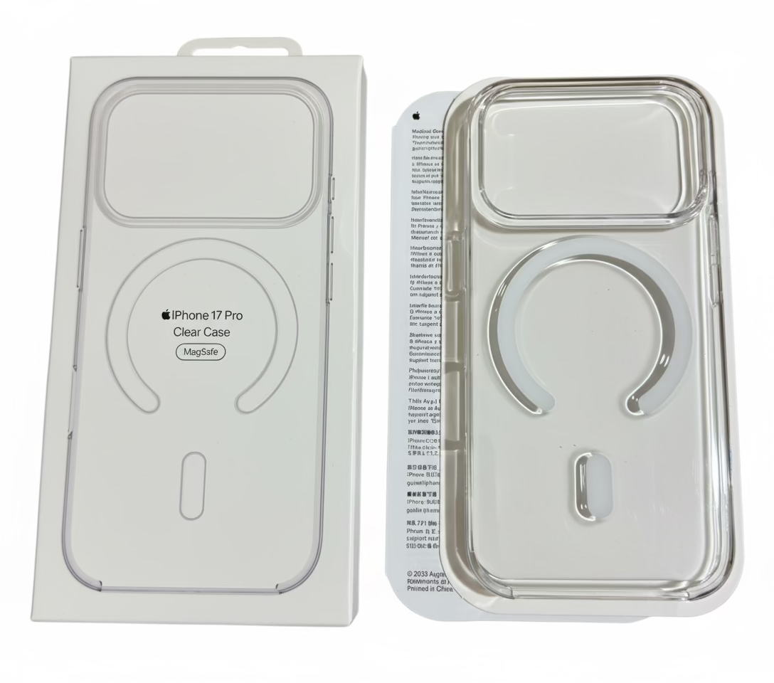 Original IC MagSafe clear case iPhone 17 Pro front view