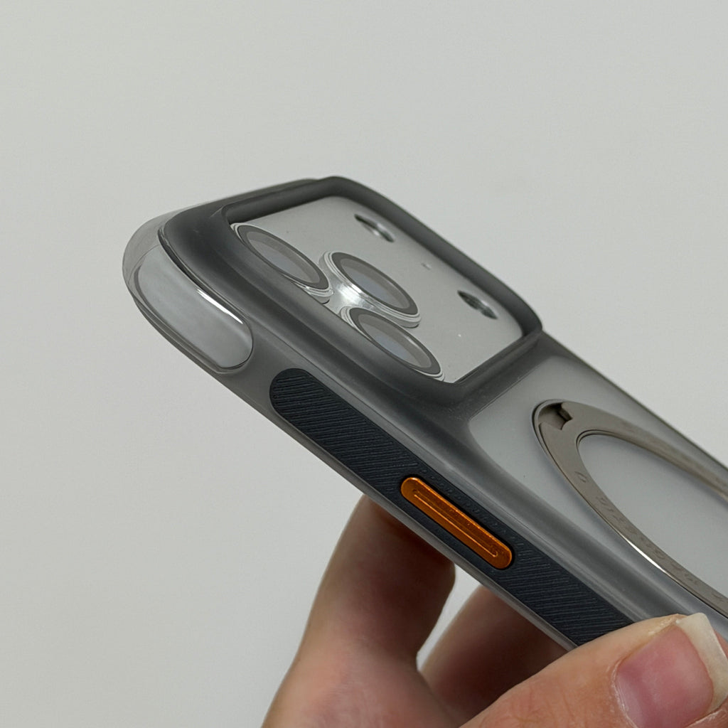 Puloka Airbag Magnetic Stand Case for iPhone 17/18 Pro Max