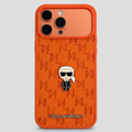 Karl Lagerfeld Case iPhone 17 Pro – White Designer Hard Shell
