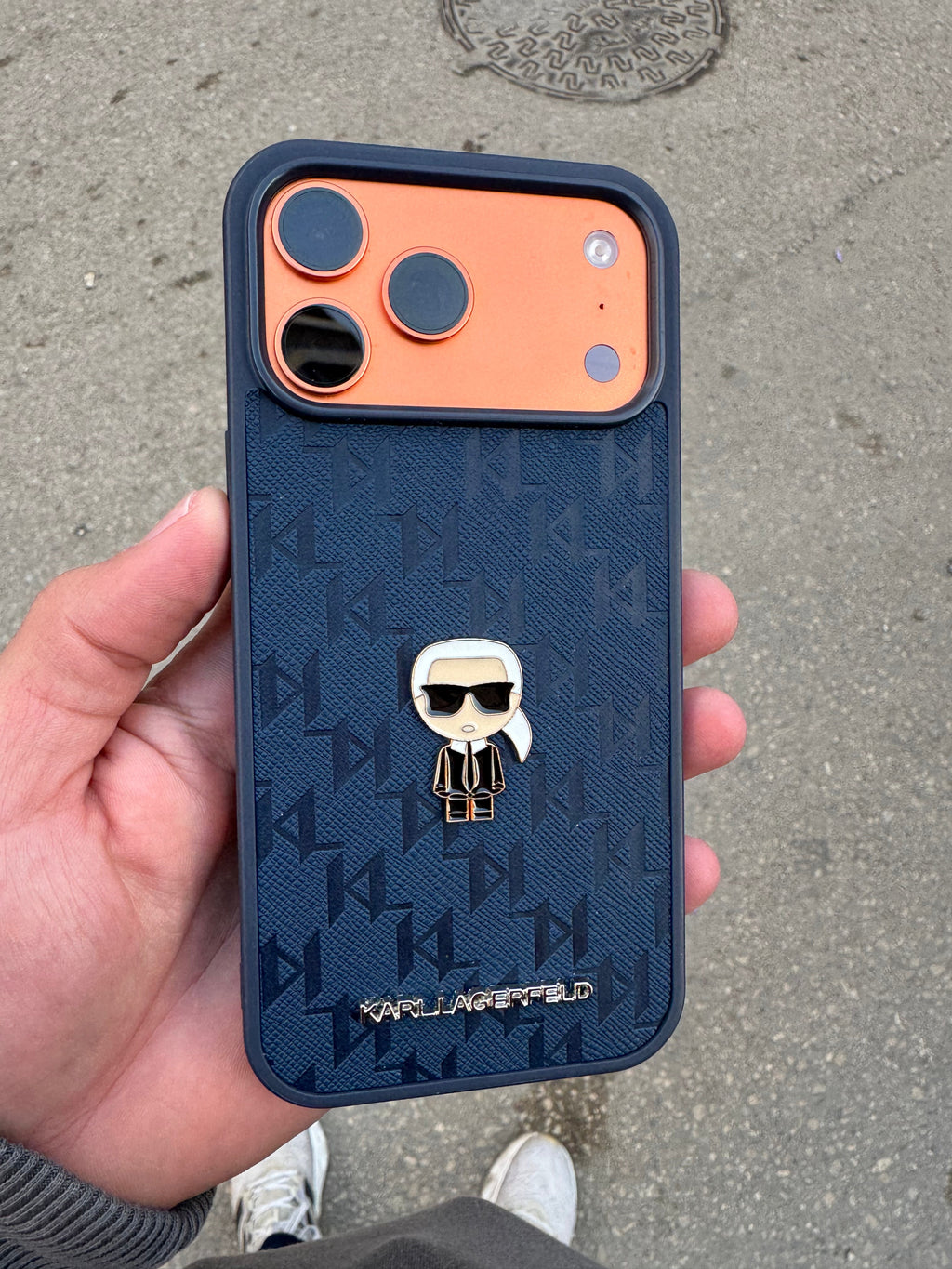 Karl Lagerfeld iPhone Case – Precise Port and Button Cutouts