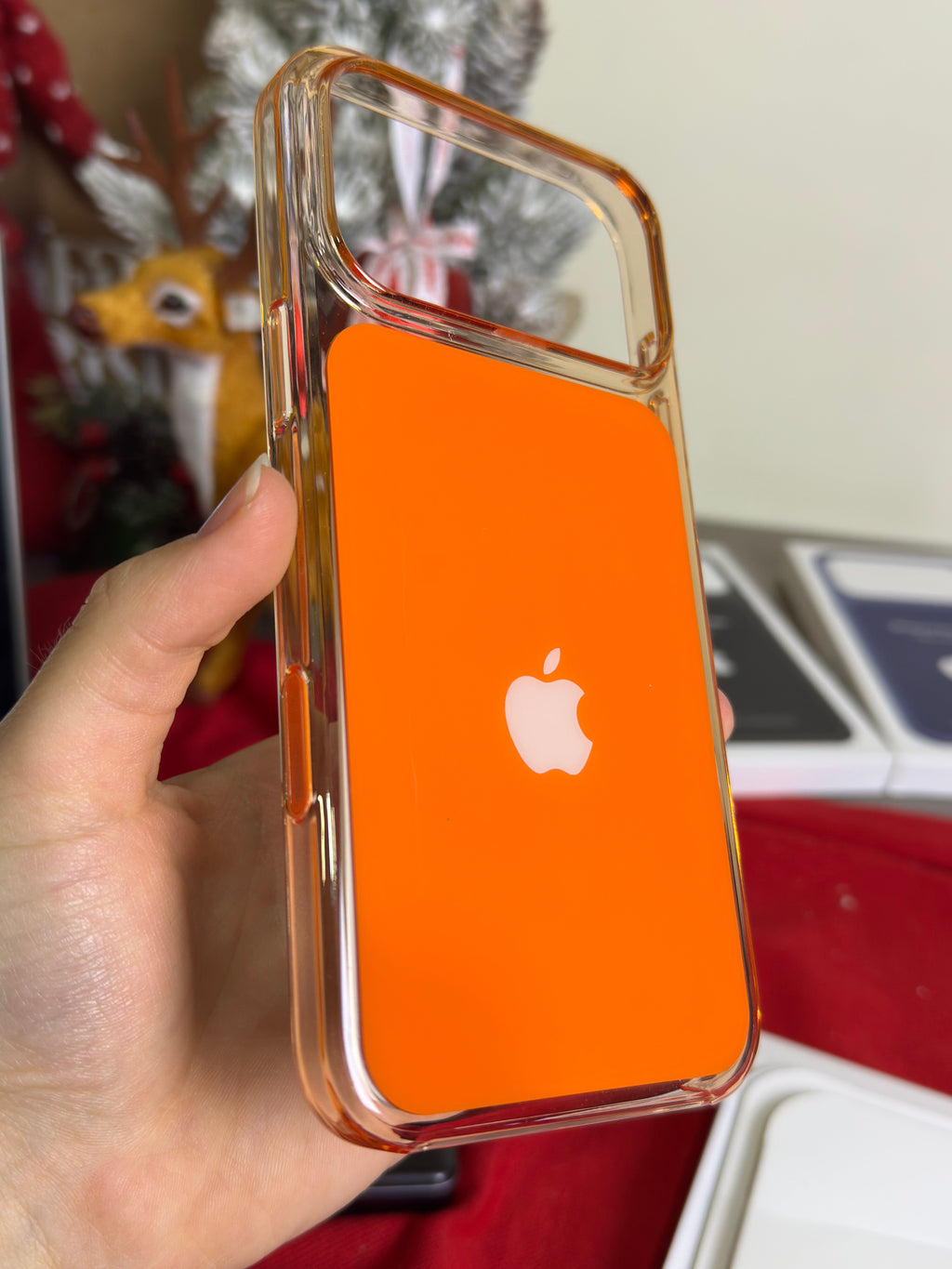 iPhone 17 series MagSafe clear case front view multiple colors