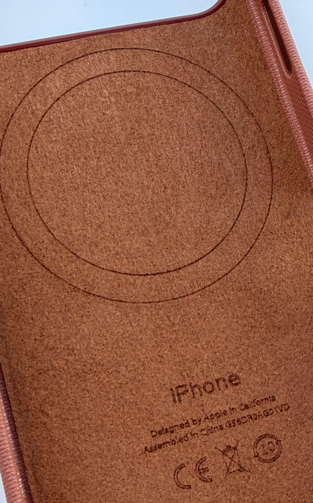 iPhone 17 Pro textured fabric case with MagSafe support