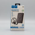 HOCO Q56 Magnetic Wireless Power Bank 10000mAh – 15W MagSafe, 2 Built-in Cables