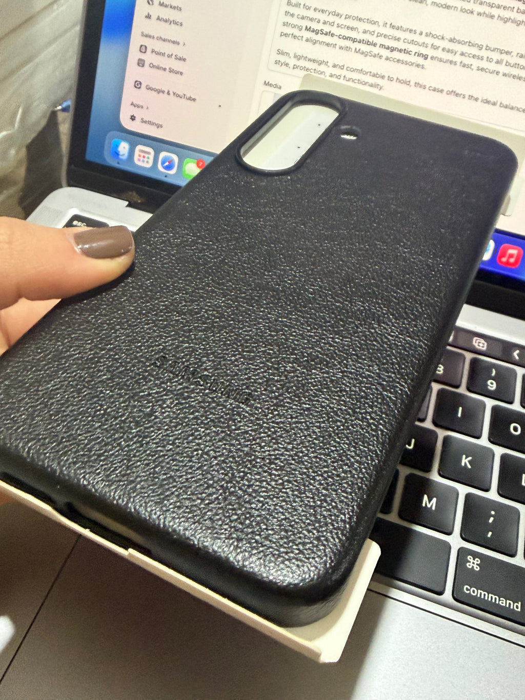 Samsung S25 Plus leather case color options