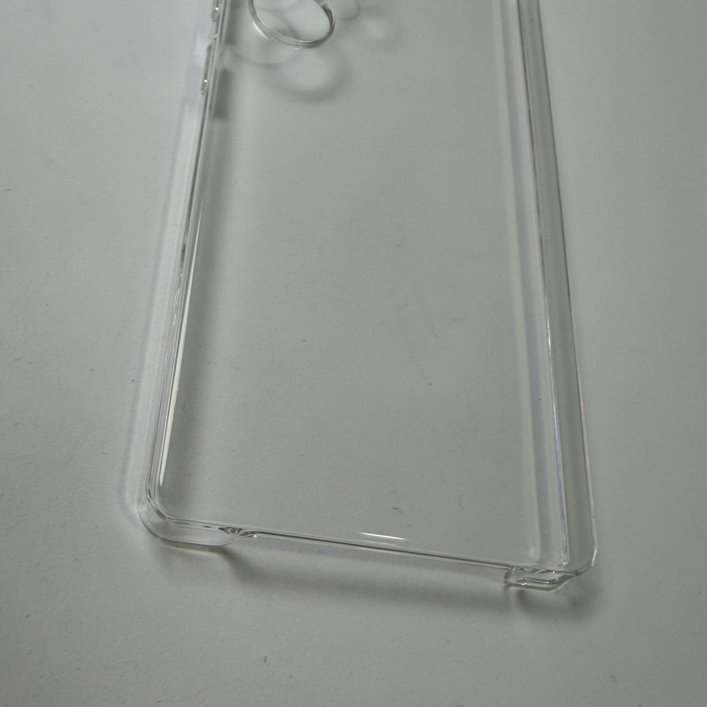 Clear S25 Ultra case transparent back showing original color