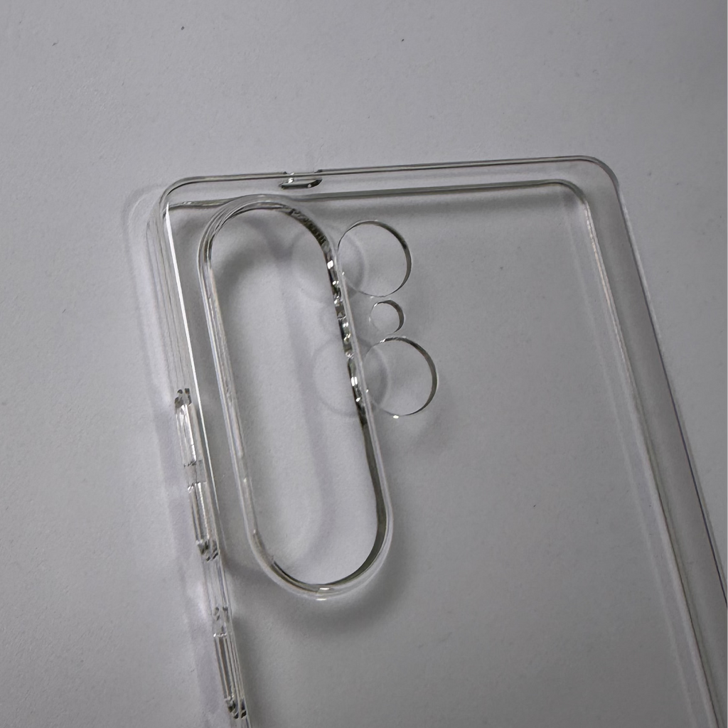 X-Level anti-yellowing clear case S25 Ultra raised edges