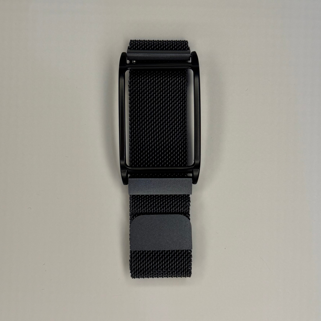 Stainless steel smartwatch band for WHOOP 4.0 wearable
