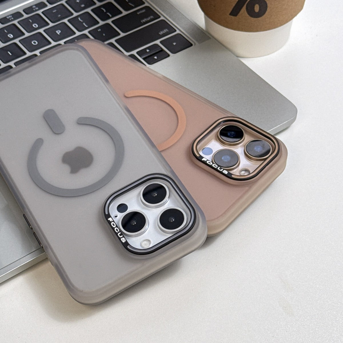 Matte power symbol iPhone case packaging box