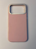 KAKASKIN silicone case iPhone 17 Pro Max soft pink color