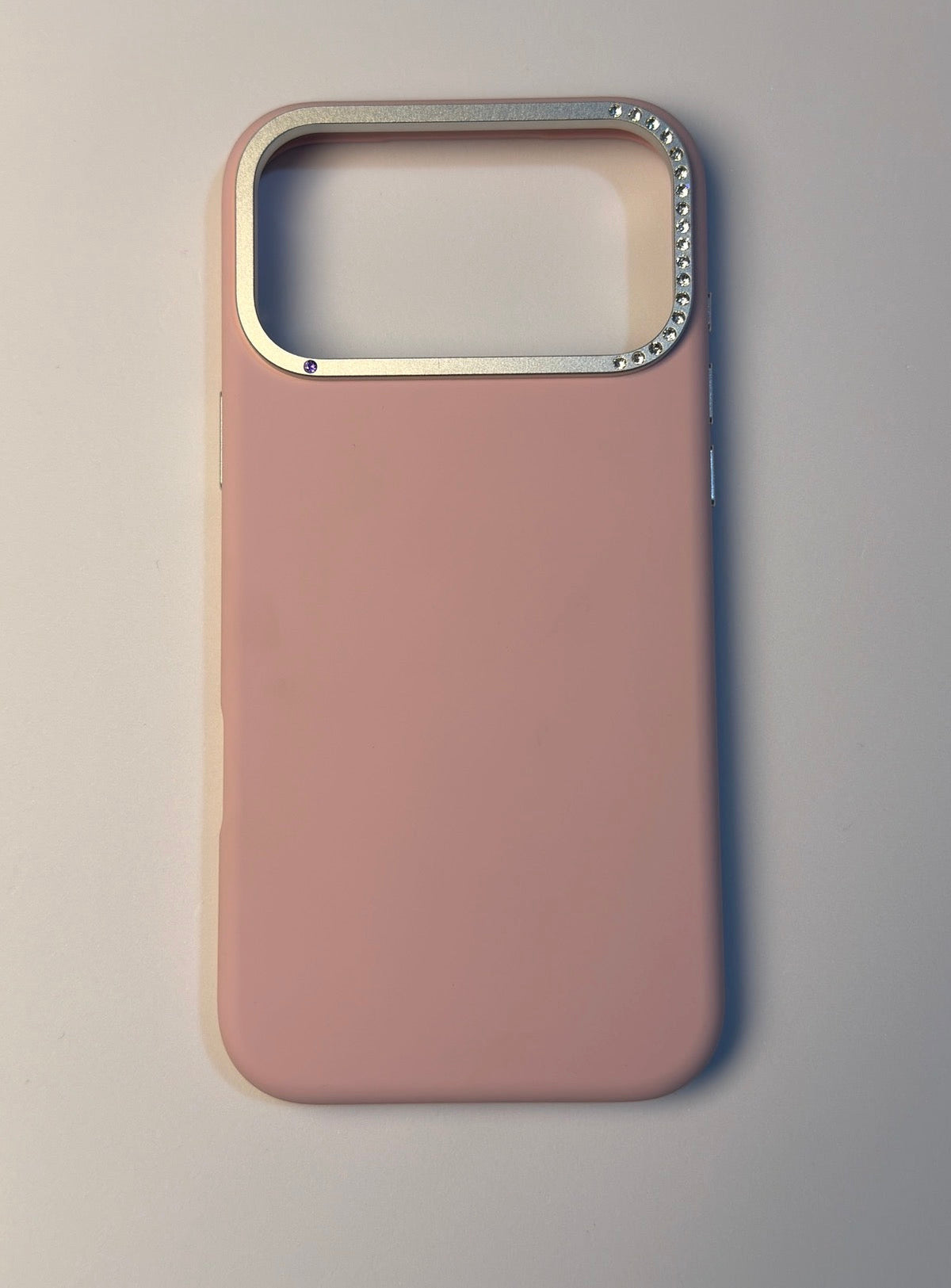 KAKASKIN silicone case iPhone 17 Pro Max soft pink color