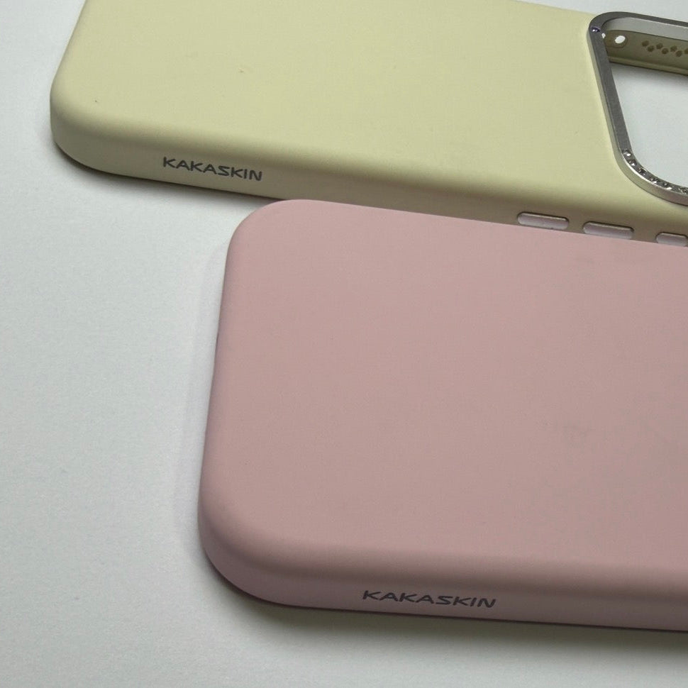 KAKASKIN smooth silicone case raised screen bezel