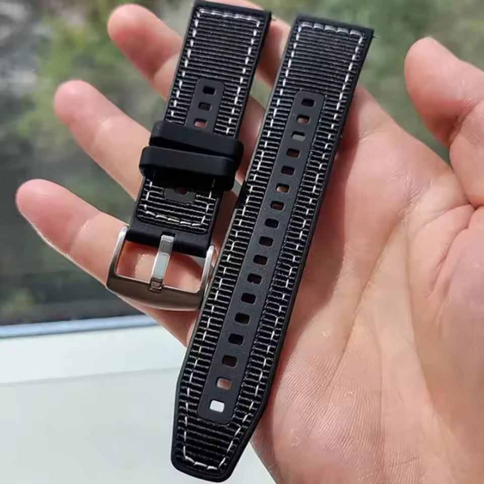 Silicone watch band 20mm 22mm color options