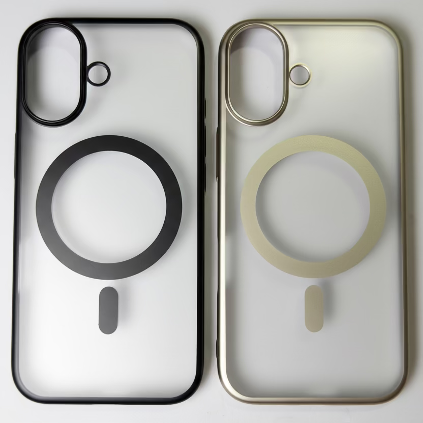 MagSafe clear matte case iPhone 17 color frame options