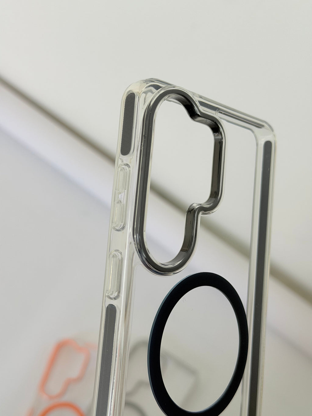 Samsung S26 Ultra clear case MagSafe magnetic ring