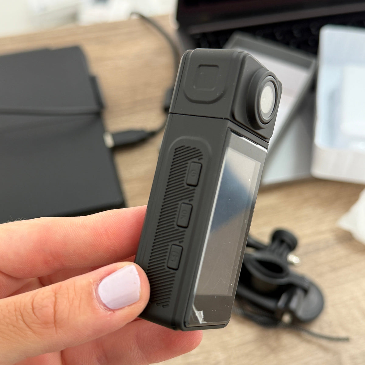 4K WiFi Sports Camera - Detail View
