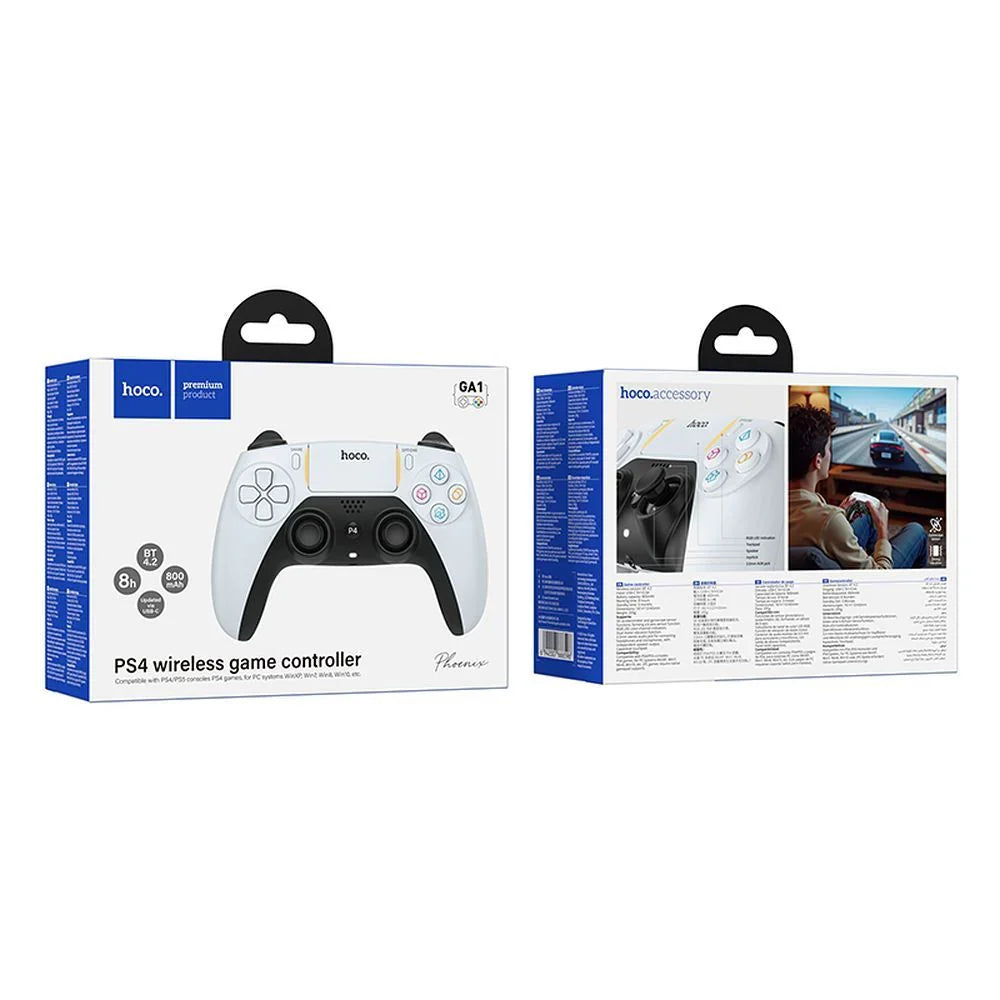 HOCO GA1 PS4 wireless controller back view grip