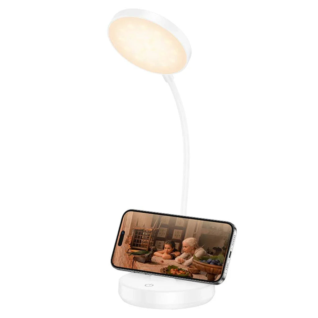 HOCO HX14 desktop lamp with built in phone holder
