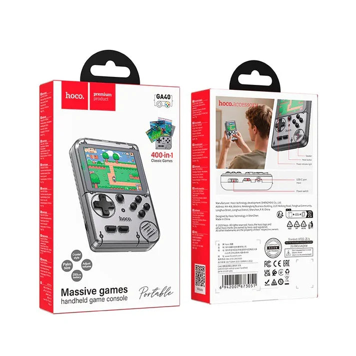 Handheld Game Console 400-in-1 Games HOCO GA40