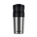 LePresso portable mug coffee maker with built-in burr grinder
