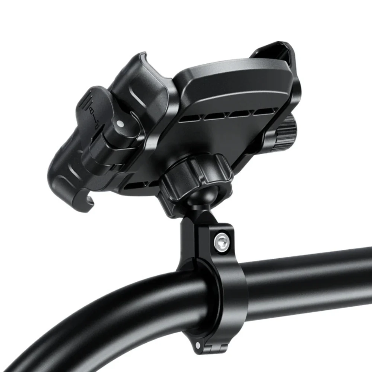 Kewig M8SP handlebar phone mount – locking arms holding a smartphone