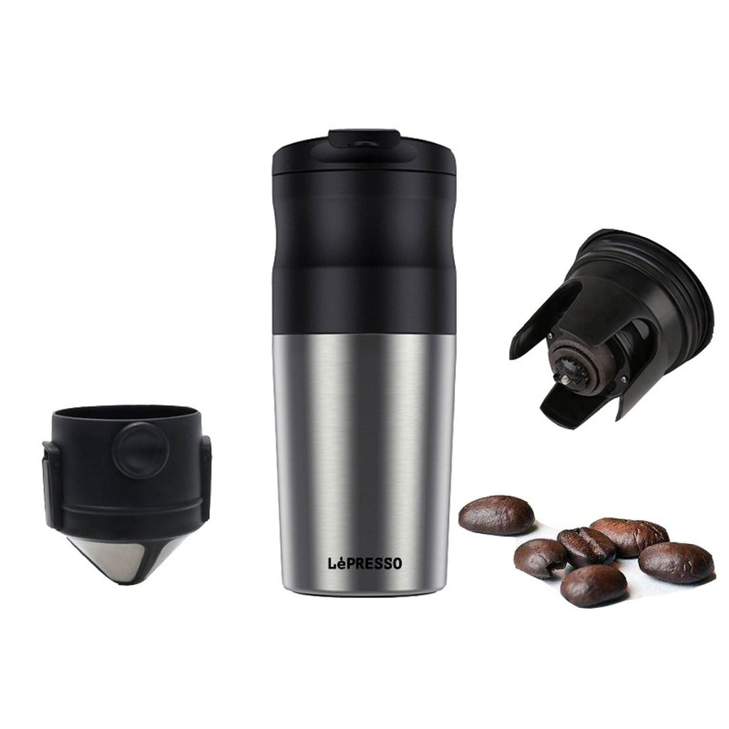 Portable coffee maker mug used for travel and outdoor
