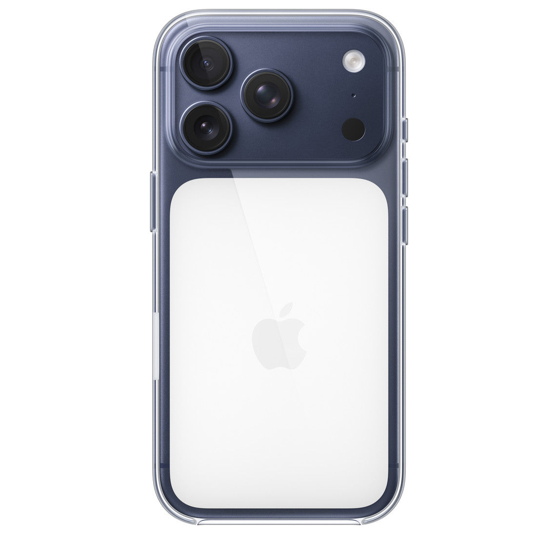 iPhone 17 MagSafe Clear Case Original IC – White Back, Crystal Clear