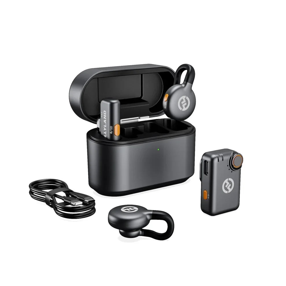Hollyland LARK M2S wireless mic for iPhone content creators
