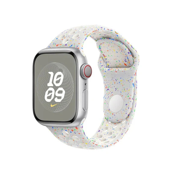 Nike Sport Band Apple Watch – Black Perforated Fluoroelastomer